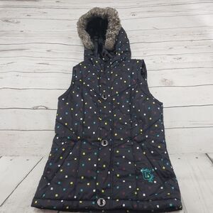 Burton Jacket Vest Size XS Dry Ride Hoodie Zip Up